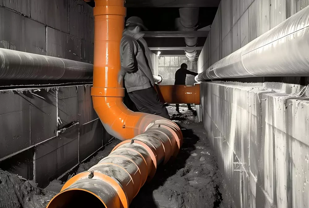 Desentupimento de Tubulações em Estacionamentos Subterrâneos